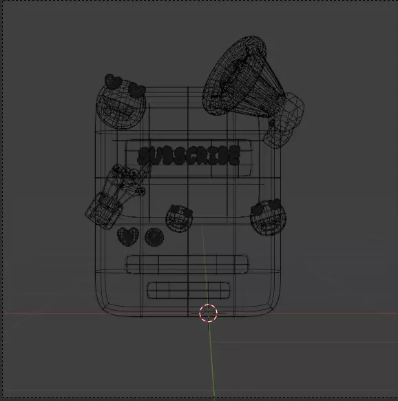 Social Media 3d Icon Pack 3D model_126