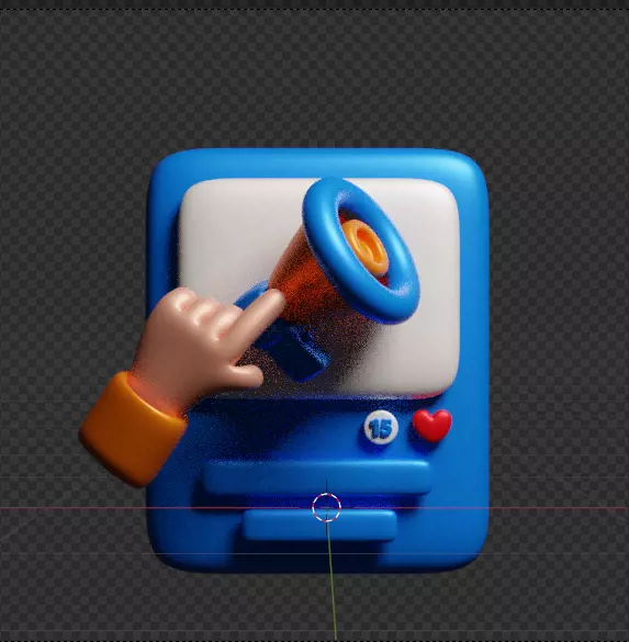 Social Media 3d Icon Pack 3D model_89