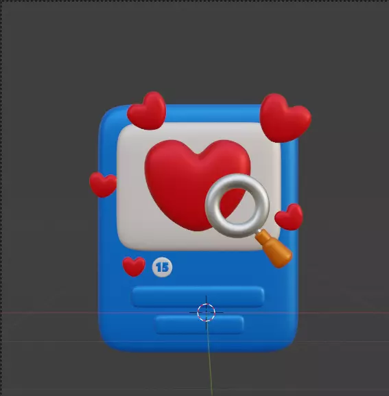 Social Media 3d Icon Pack 3D model_107