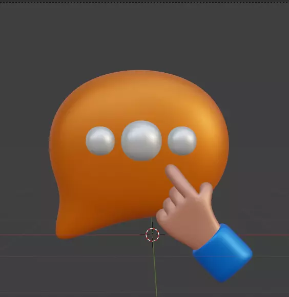 Social Media 3d Icon Pack 3D model_111