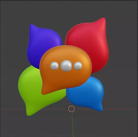 Social Media 3d Icon Pack 3D model_115