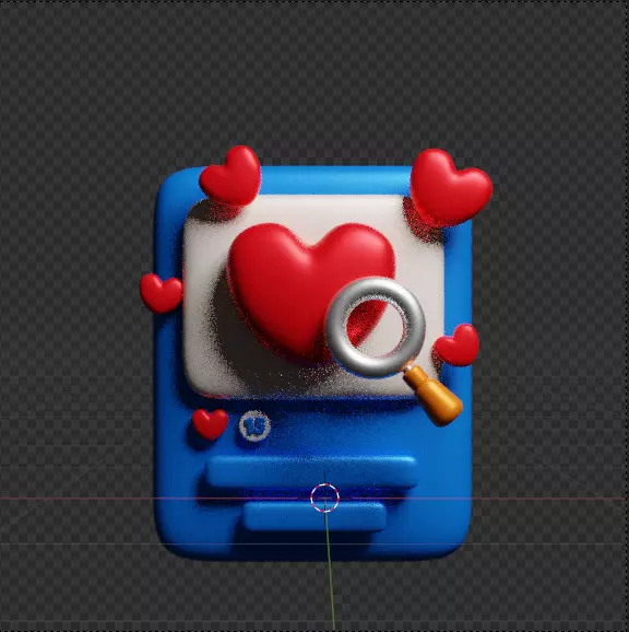 Social Media 3d Icon Pack 3D model_108