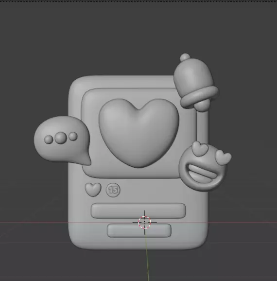 Social Media 3d Icon Pack 3D model_28