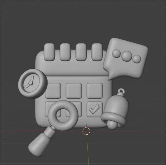 Social Media 3d Icon Pack 3D model_12