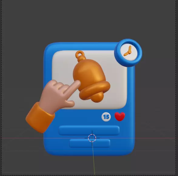 Social Media 3d Icon Pack 3D model_103