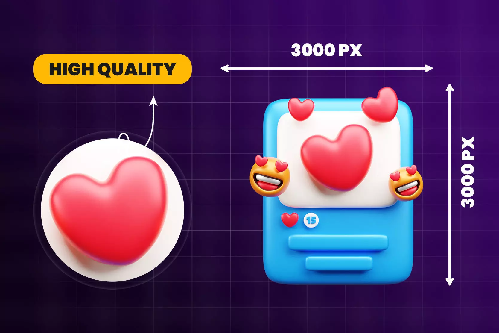 Social Media 3d Icon Pack 3D model_5