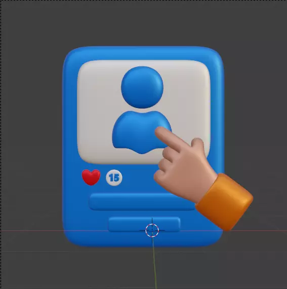 Social Media 3d Icon Pack 3D model_79