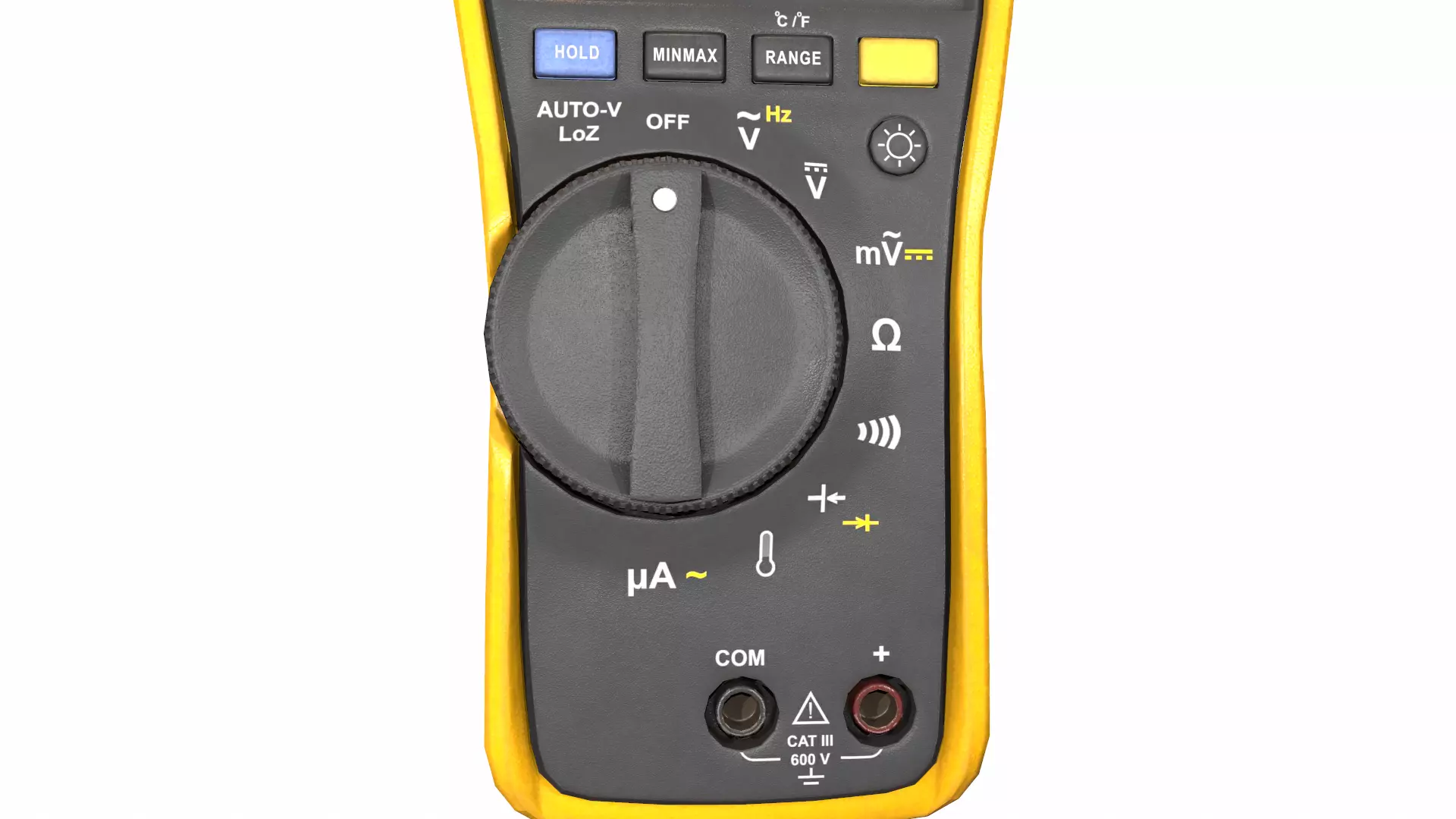 Fluke 116 True Rms Digital Multimeter Low Poly Low-poly 3D model_14