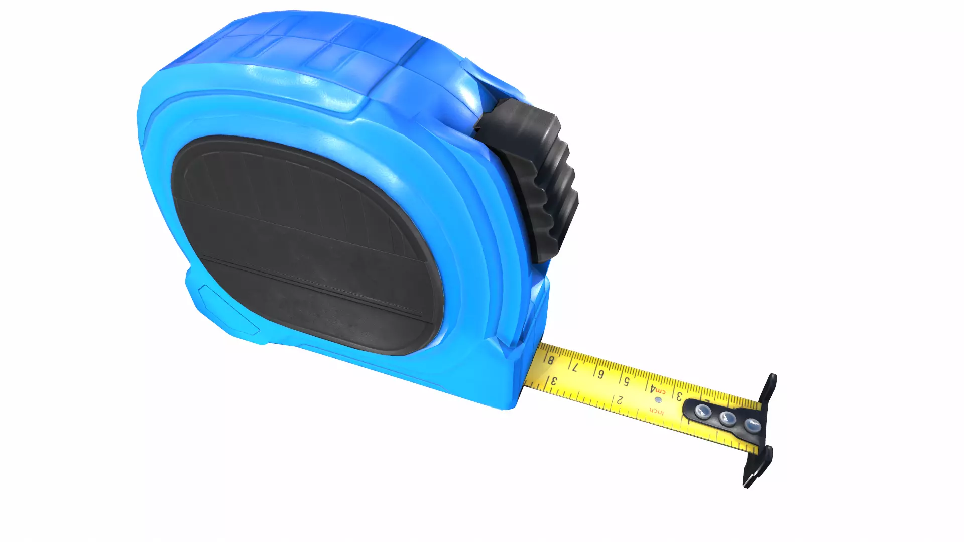 Tape Measure Low Poly Low-poly 3D model_13