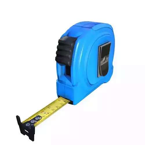 Tape Measure Low Poly Low-poly 3D model