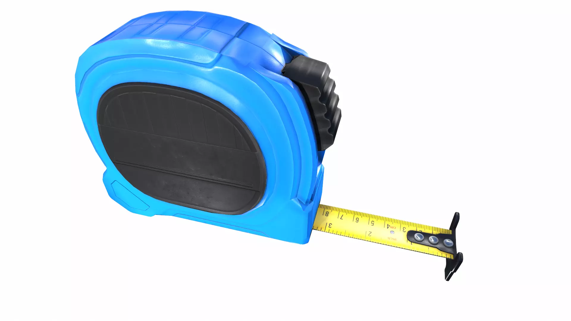 Tape Measure Low Poly Low-poly 3D model_15