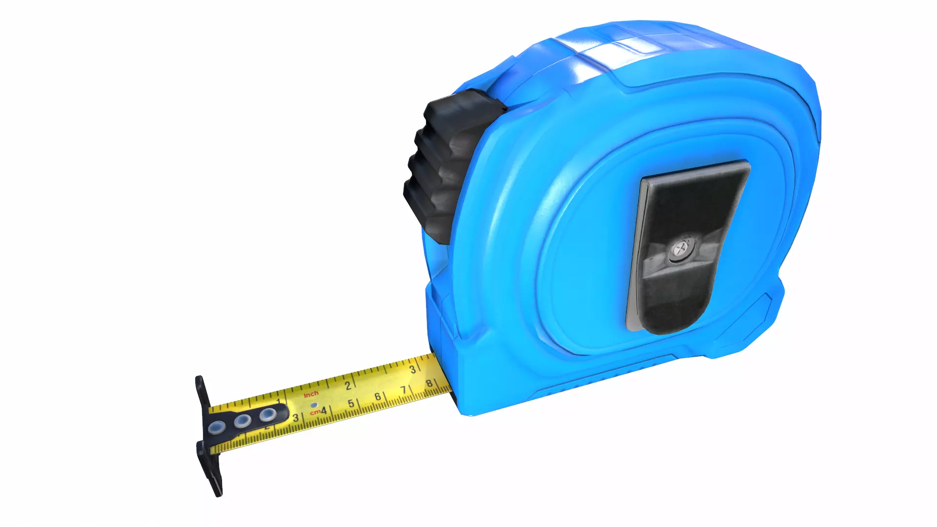 Tape Measure Low Poly Low-poly 3D model_8