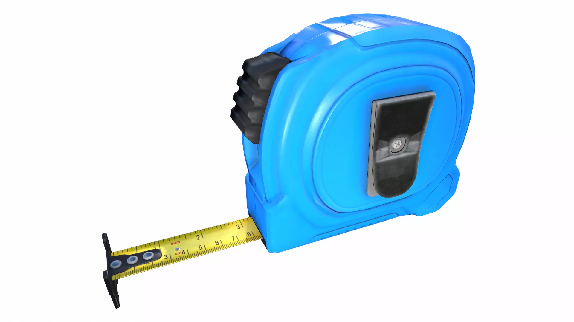 Tape Measure Low Poly Low-poly 3D model_14