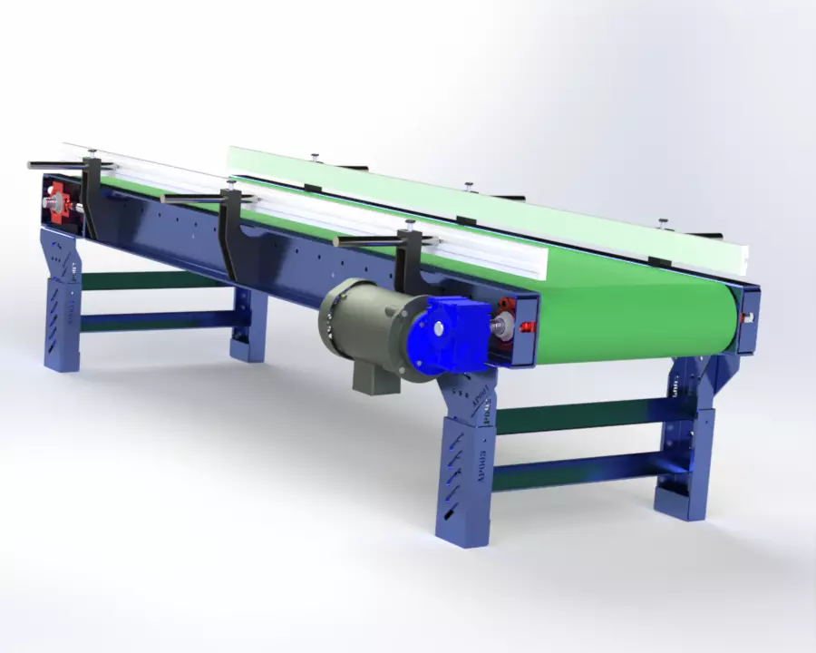 3D CAD Model of a Conveyor Belt 3D model_2