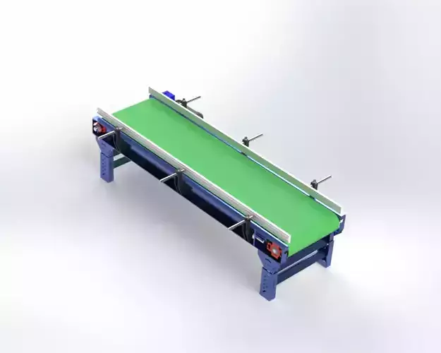 3D CAD Model of a Conveyor Belt