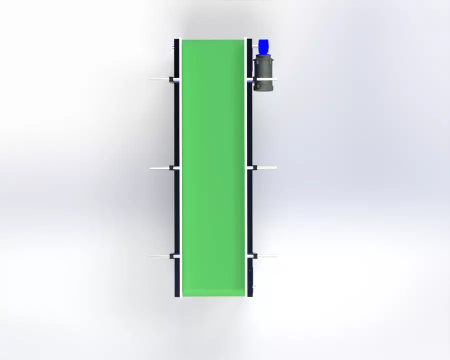 3D CAD Model of a Conveyor Belt 3D model_4