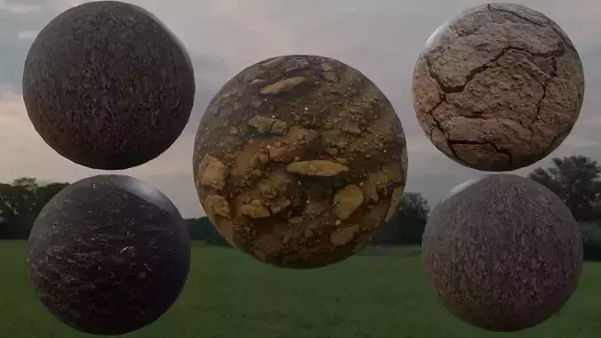 Ultimate Soil Texture Pack 5 Seamless PBR Materials