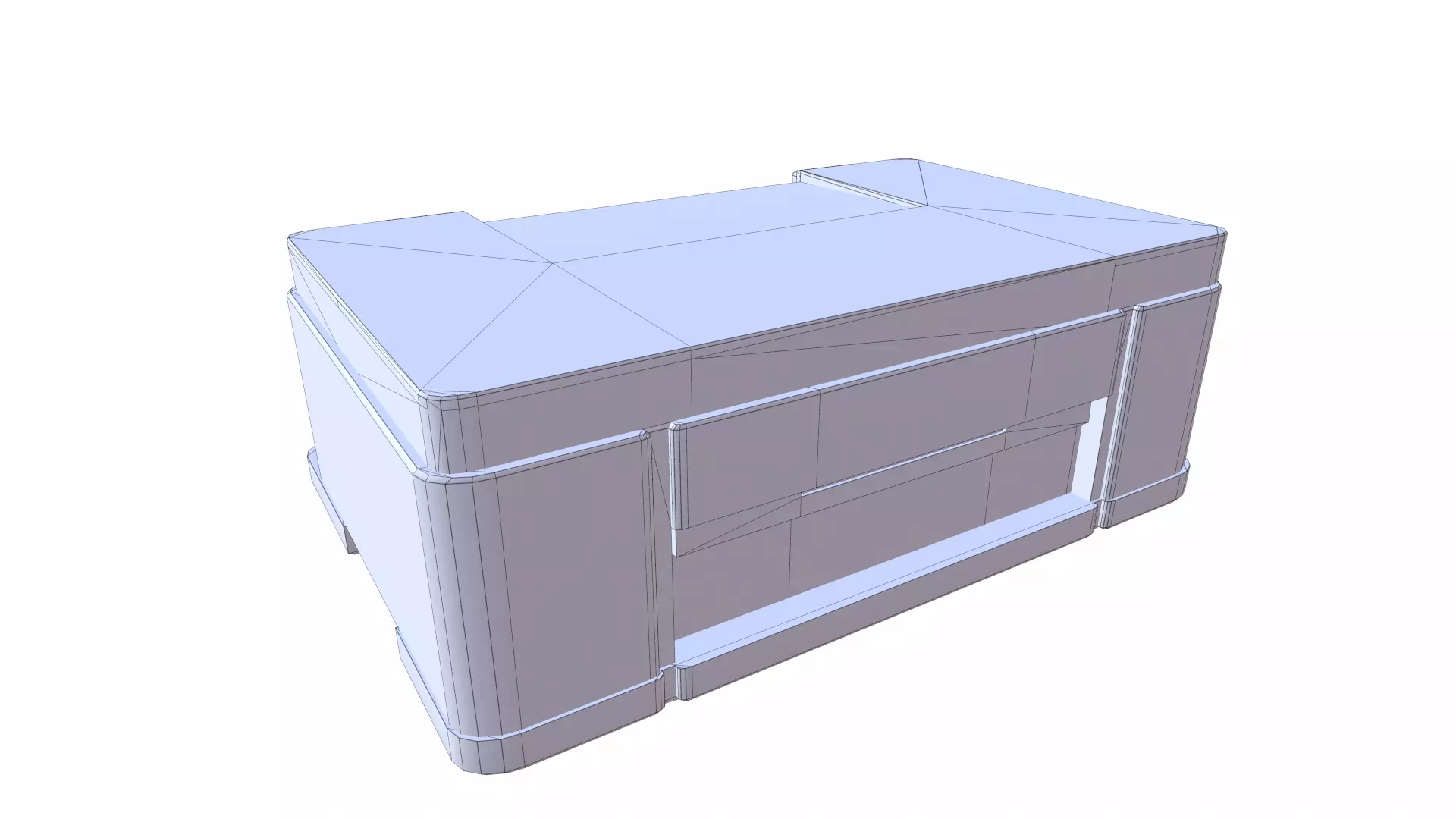 Printer Low Poly Low-poly 3D model_22
