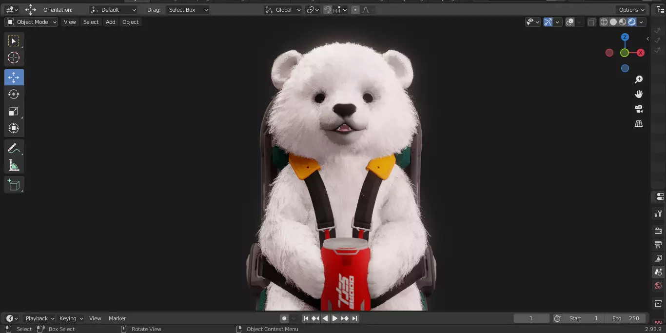The First Descendant Back 3D model_46