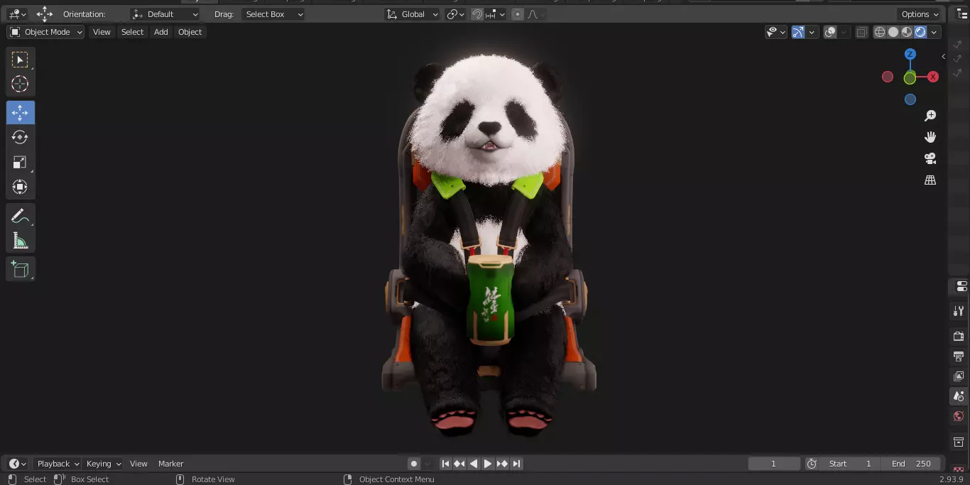 The First Descendant Back 3D model_26