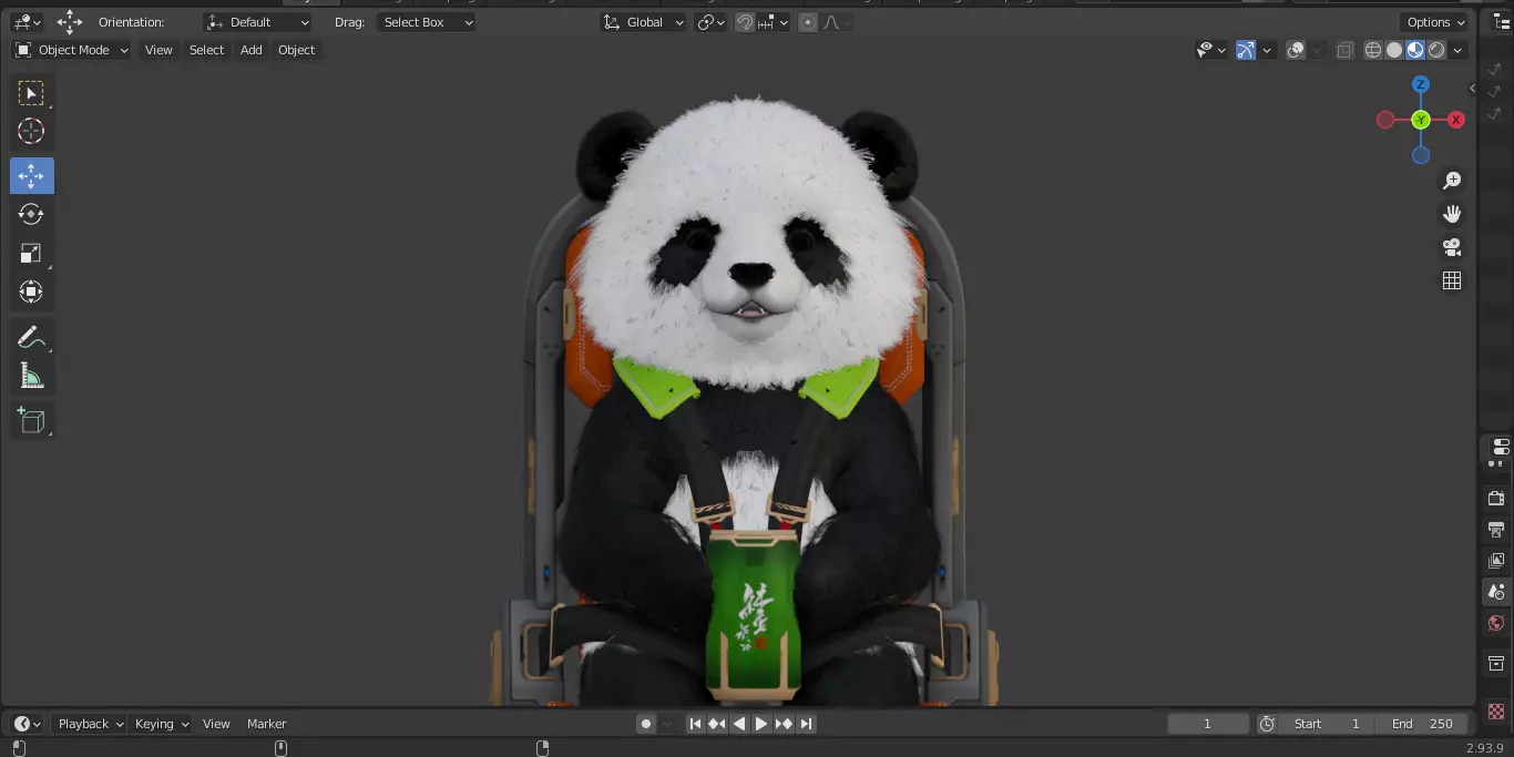 The First Descendant Back 3D model_39