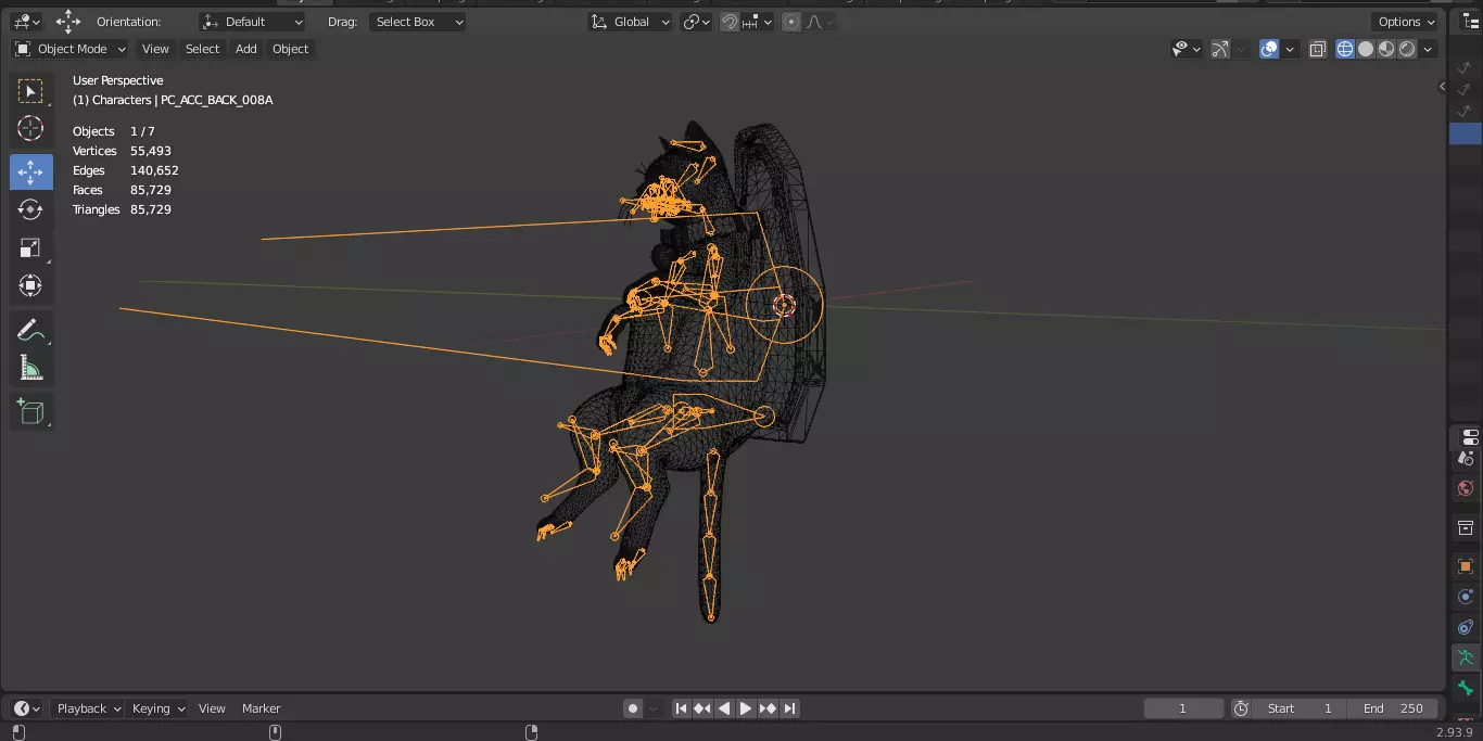 The First Descendant Back 3D model_5