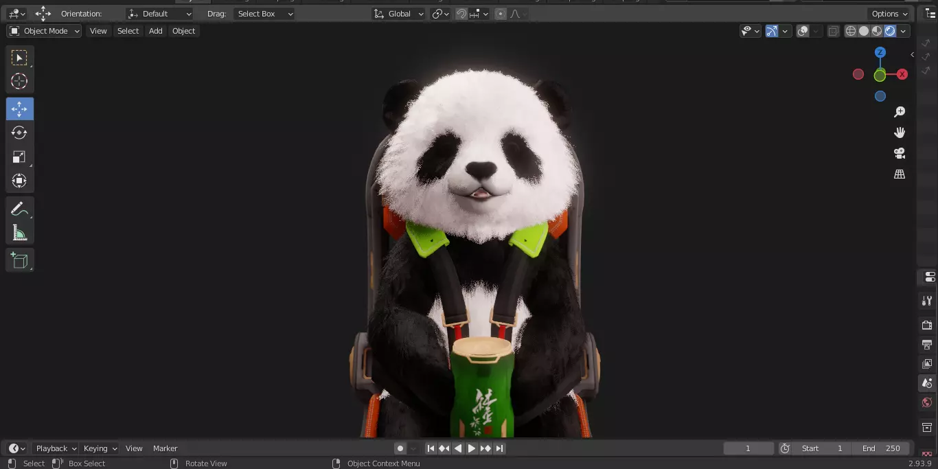 The First Descendant Back 3D model_47