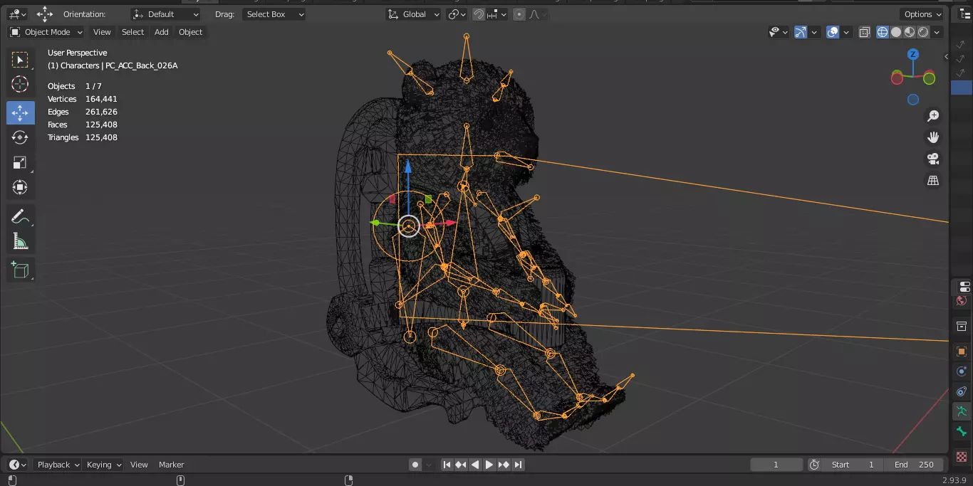 The First Descendant Back 3D model_13