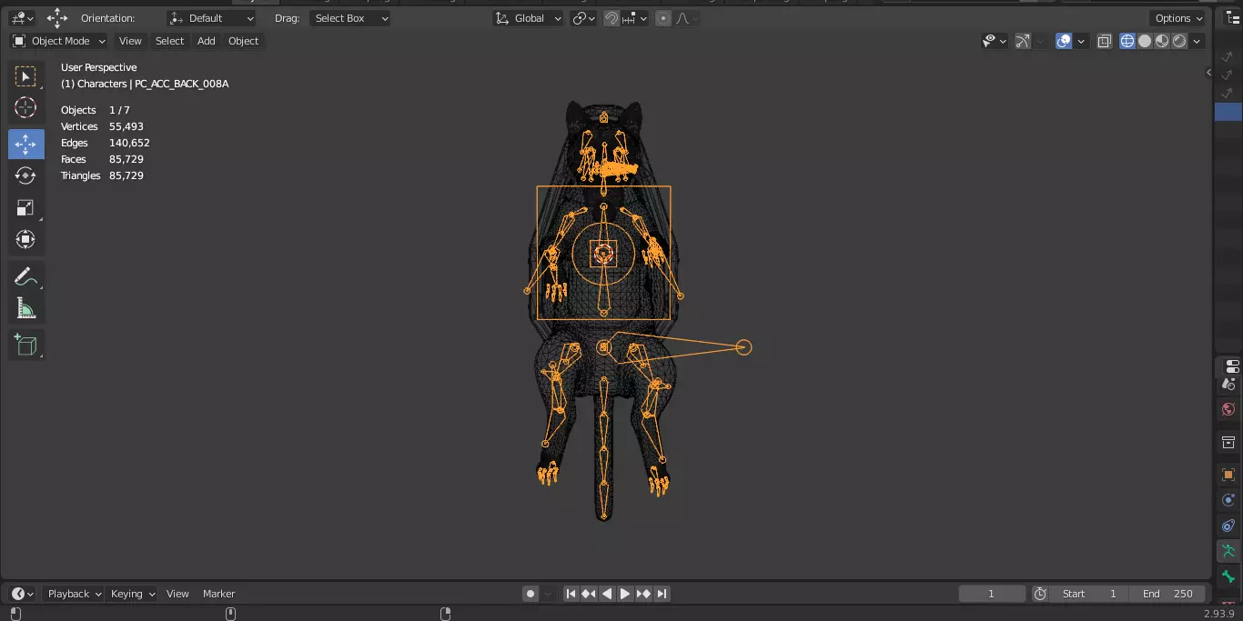The First Descendant Back 3D model_6