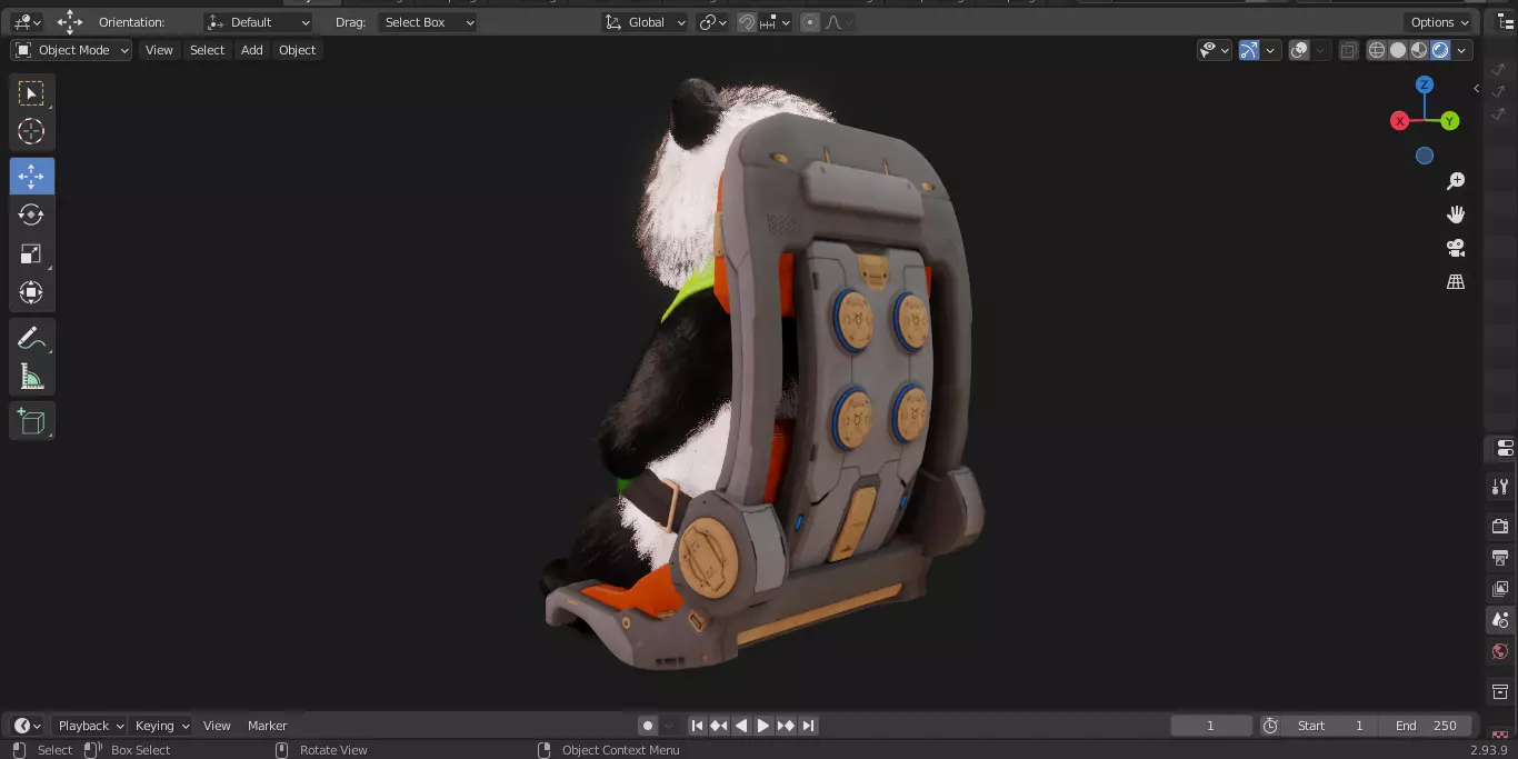 The First Descendant Back 3D model_27