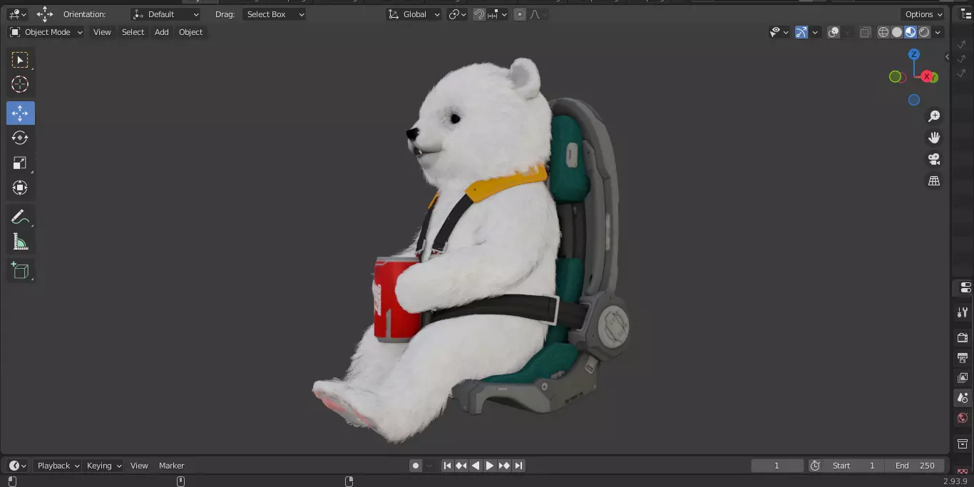 The First Descendant Back 3D model_35