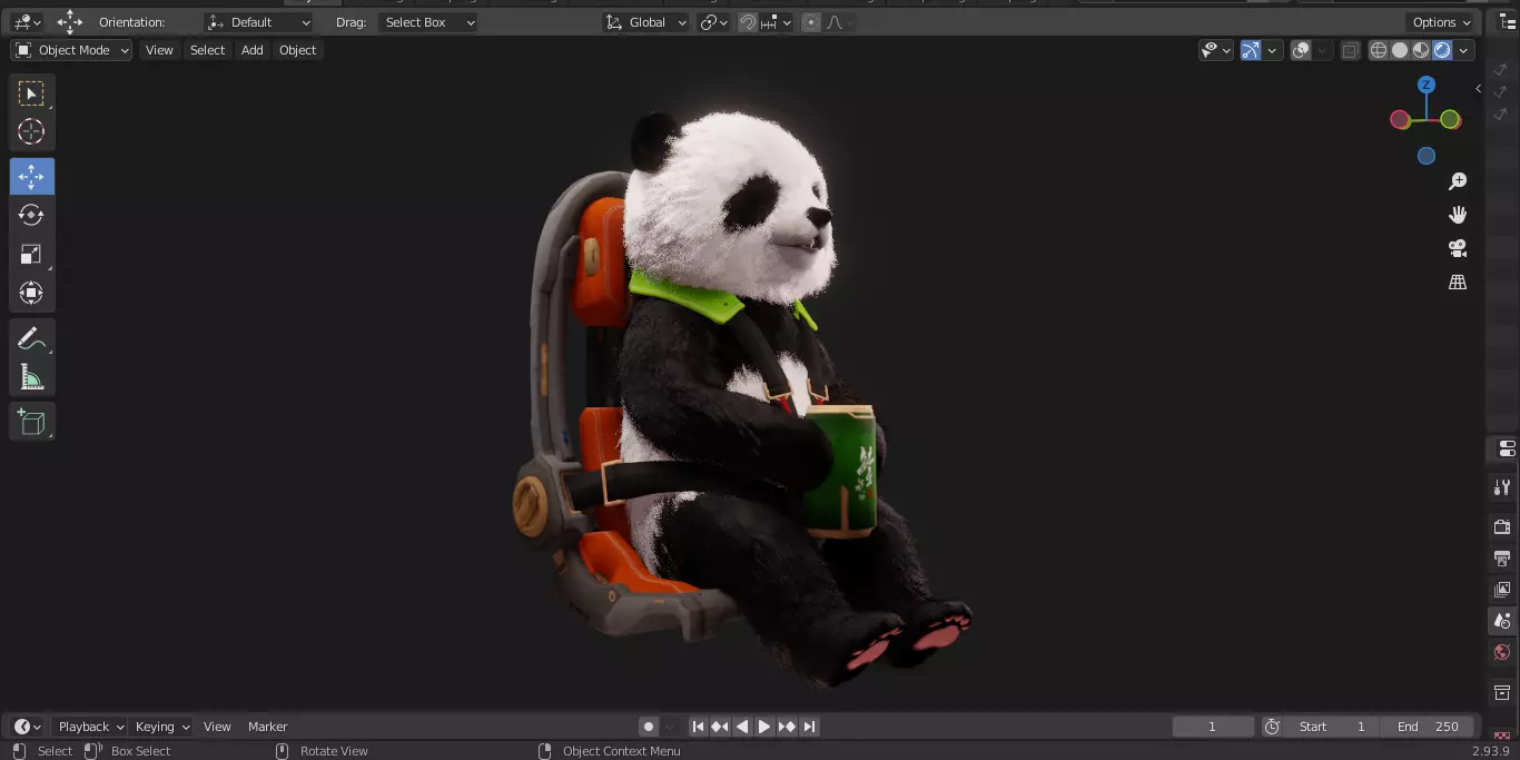 The First Descendant Back 3D model_29