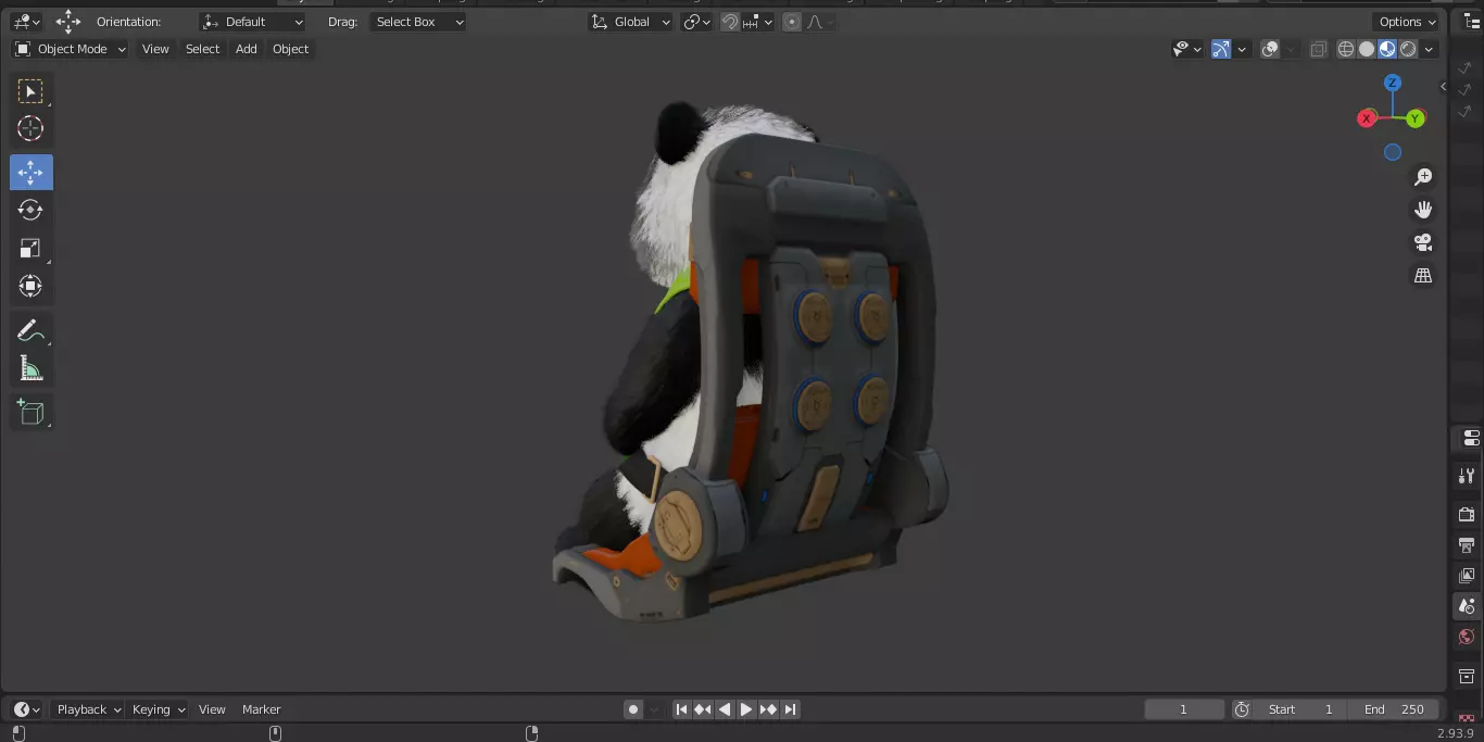 The First Descendant Back 3D model_14
