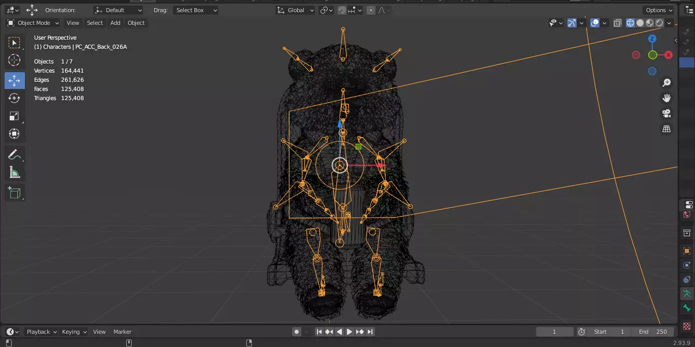 The First Descendant Back 3D model_4