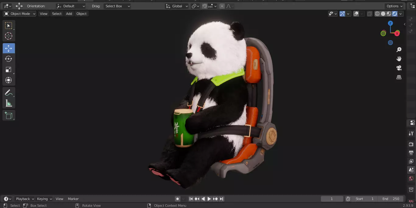 The First Descendant Back 3D model_32