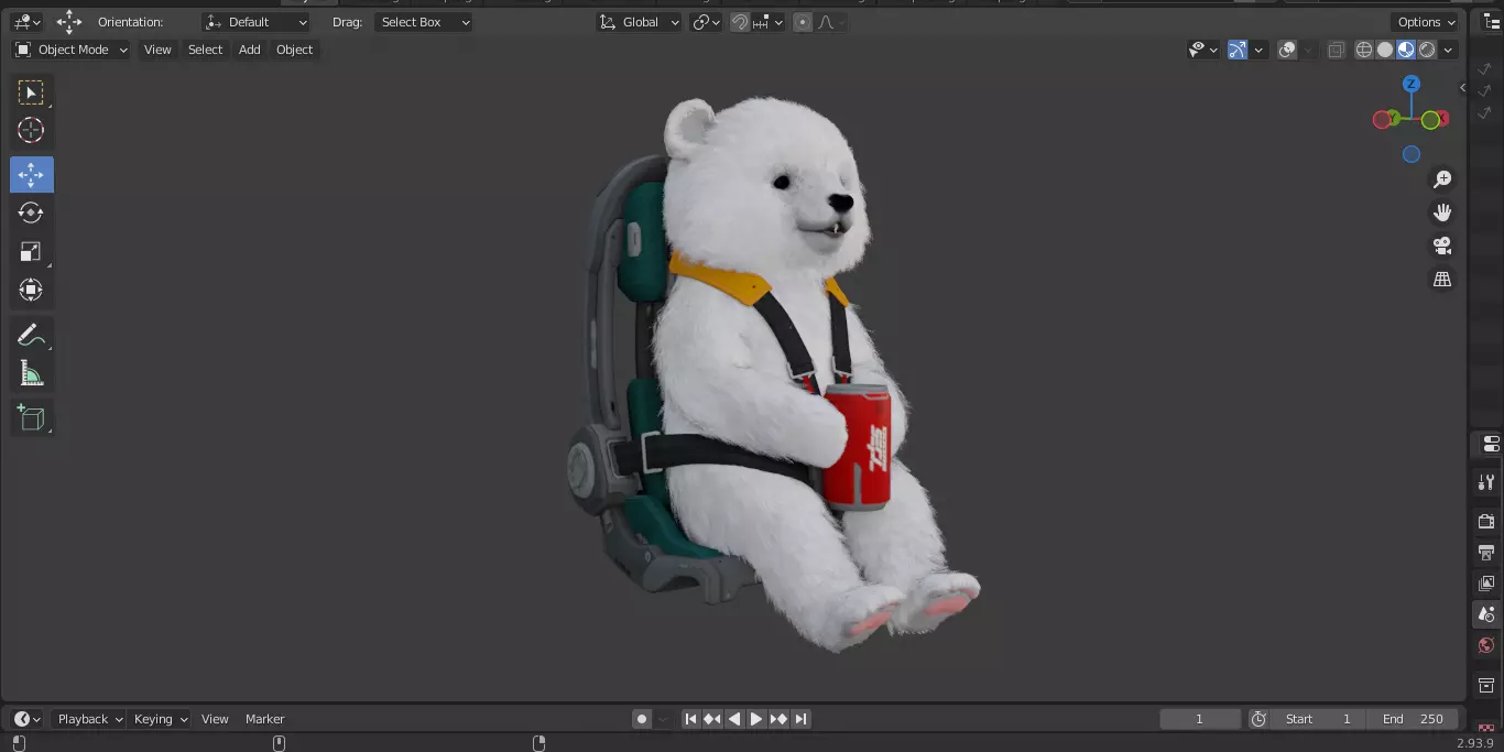 The First Descendant Back 3D model_28