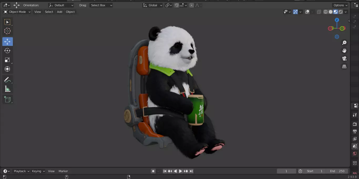 The First Descendant Back 3D model_17