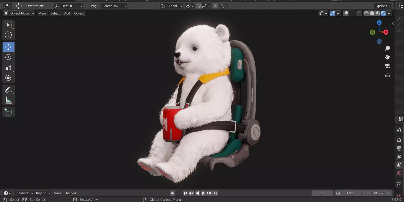 The First Descendant Back 3D model_41