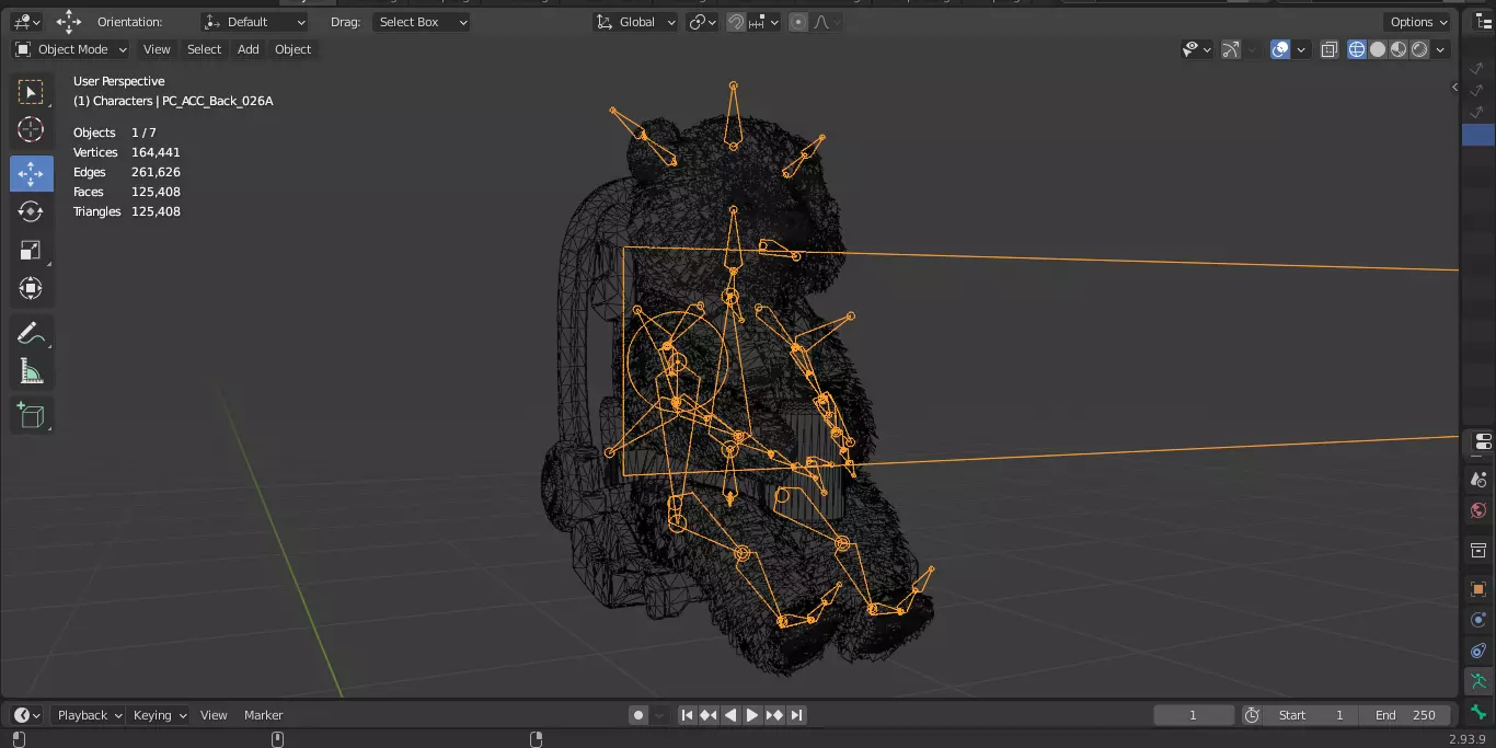 The First Descendant Back 3D model_37