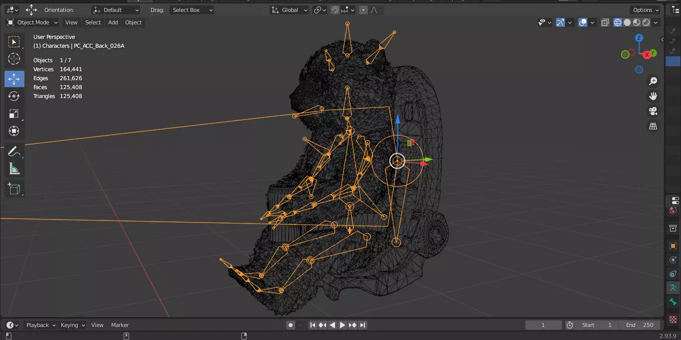 The First Descendant Back 3D model_8
