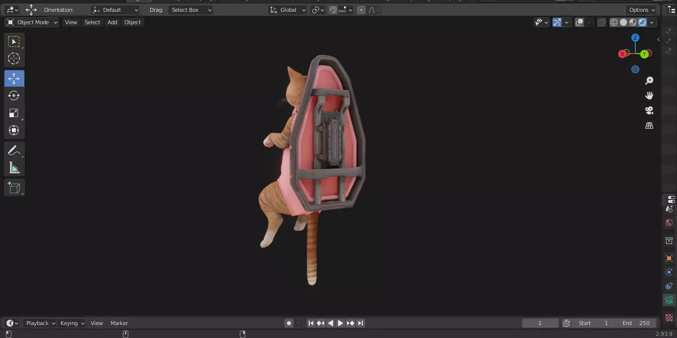 The First Descendant Back 3D model_11