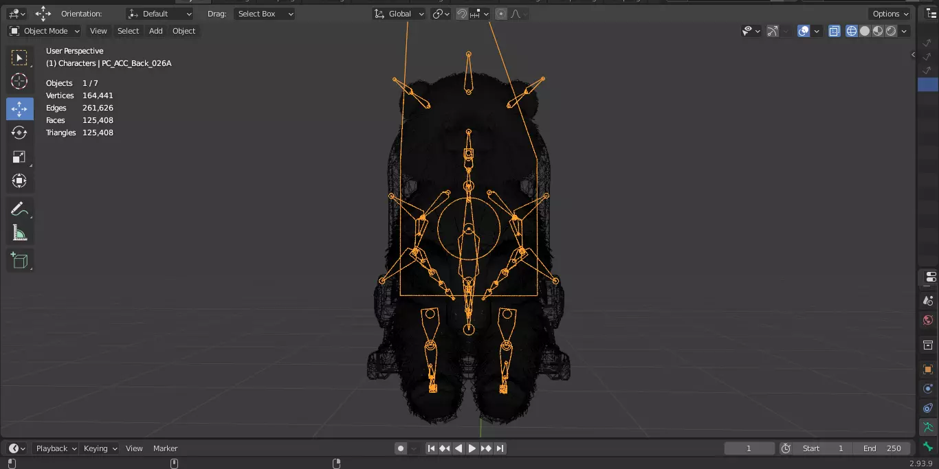 The First Descendant Back 3D model_2