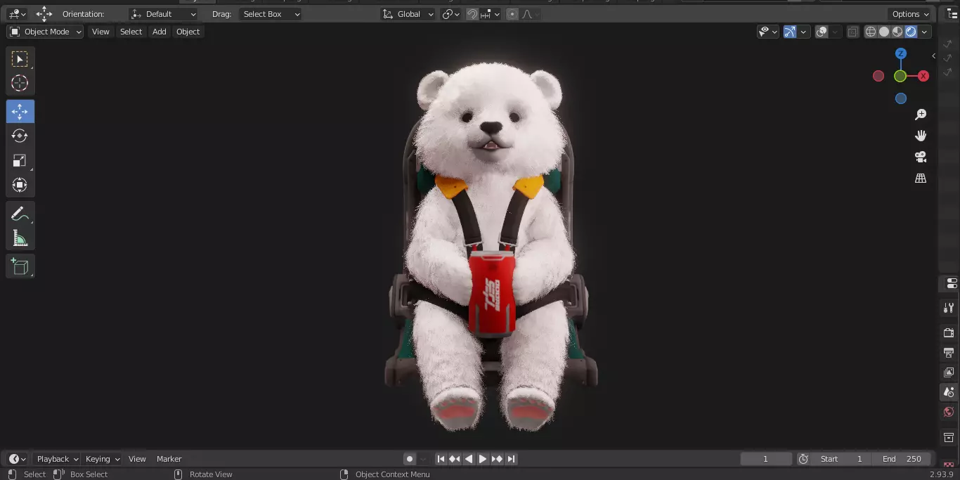 The First Descendant Back 3D model_43
