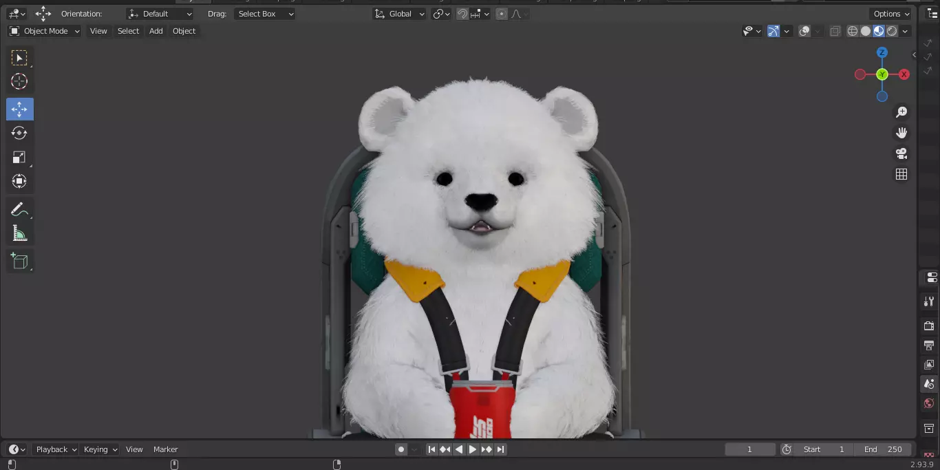The First Descendant Back 3D model_42