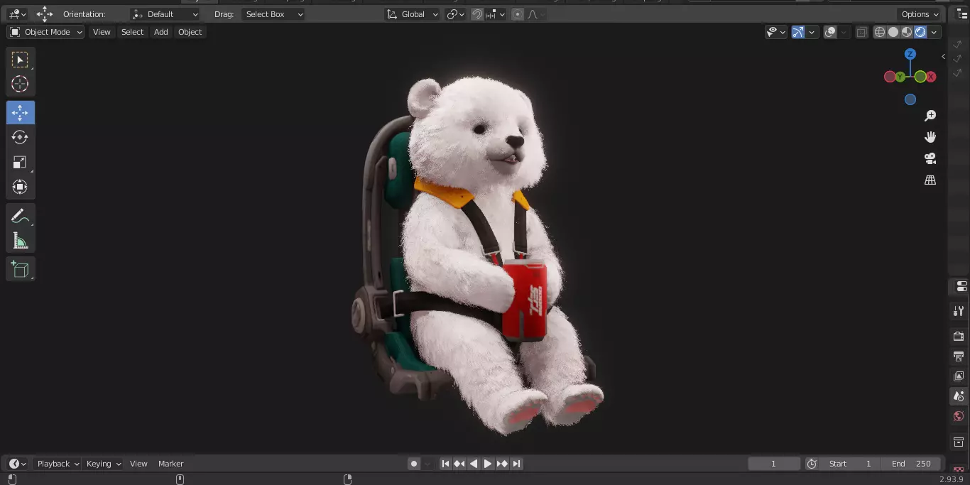 The First Descendant Back 3D model_38