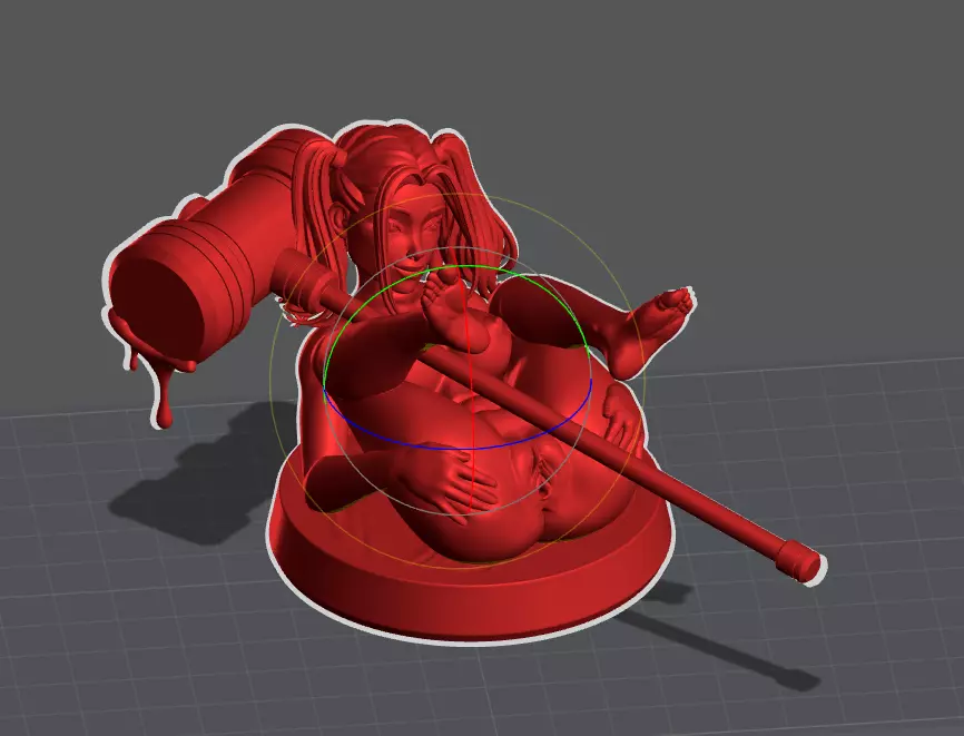 Harley Quinn - 004 3D print model_3