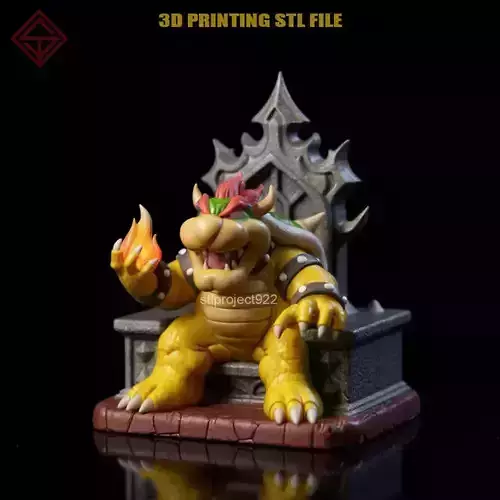 Bowser on Throne