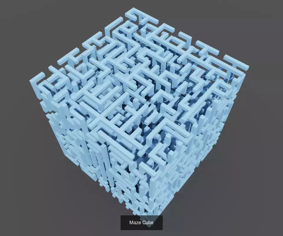 Mazes 3D Model Collection_3