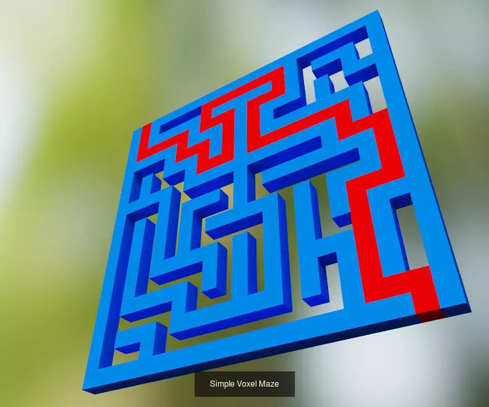 Mazes 3D Model Collection_9