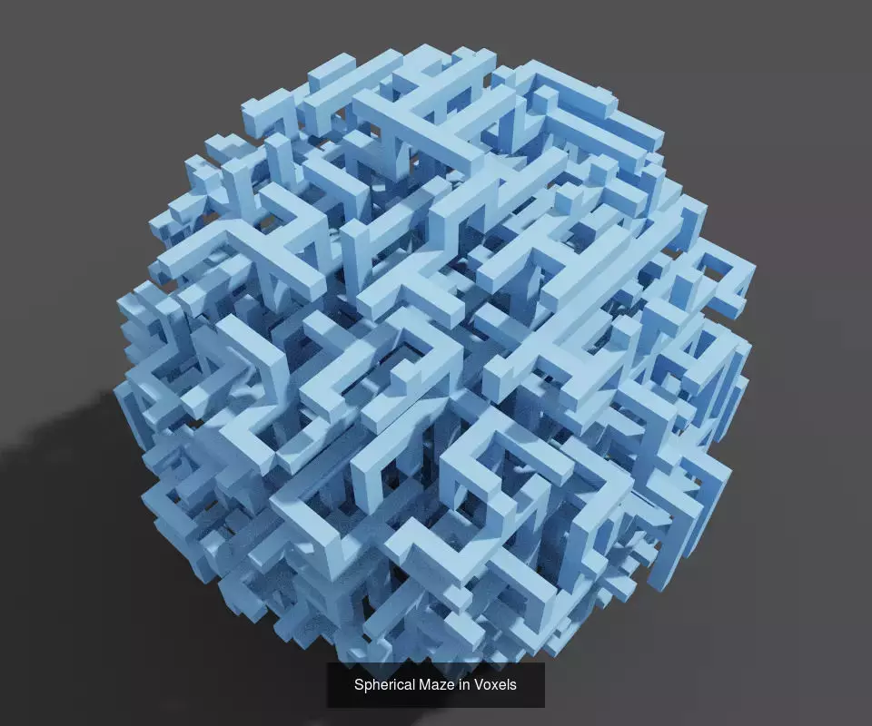 Mazes 3D Model Collection_11